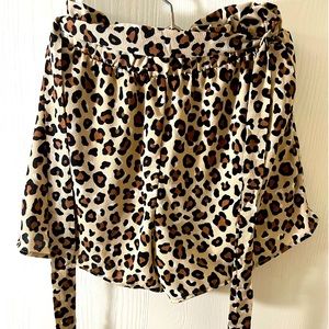 Altar’d State cheetah print shorts, size small